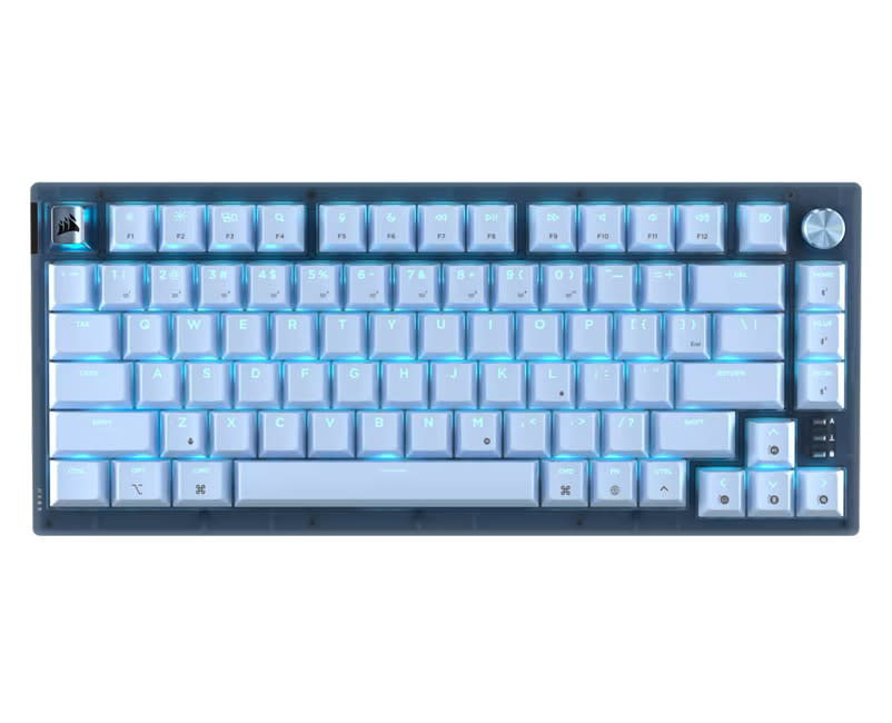 CORSAIR K65 Plus Glacier Blue