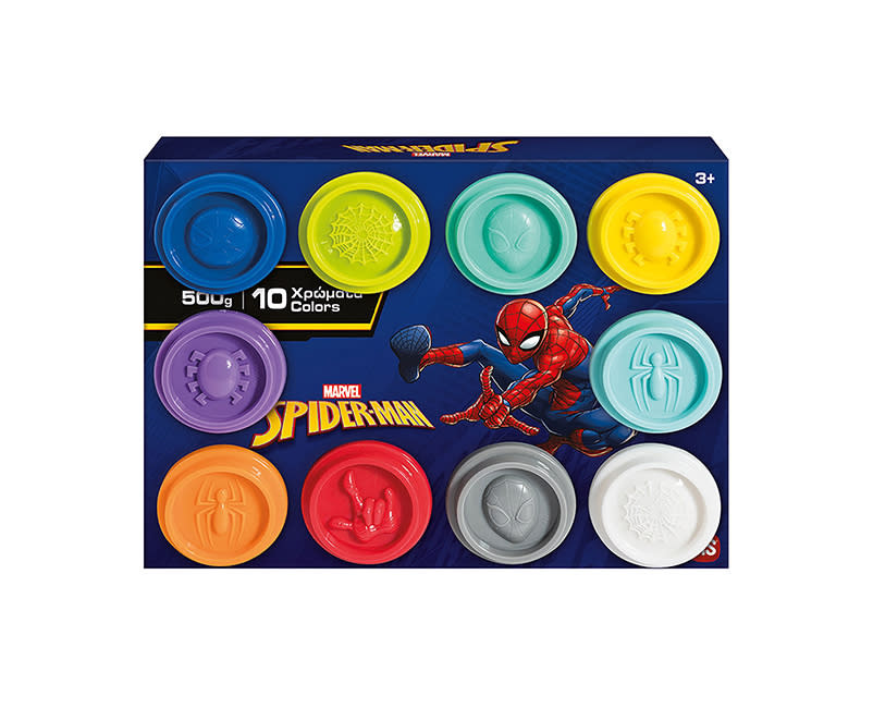 10Βαζάκια Πλαστ 2oz Σε Κουτ Spiderman