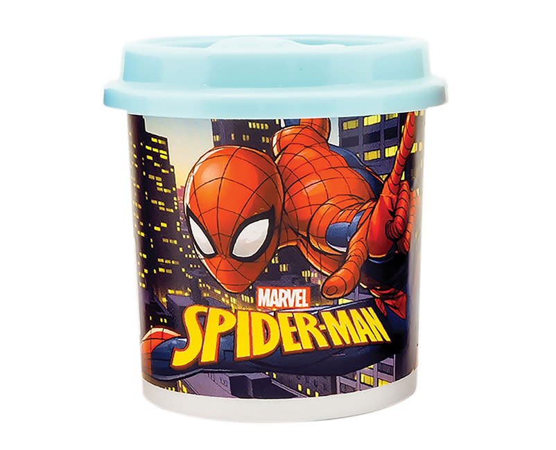 Μονό Βαζάκι Πλαστ 4oz Spiderman-Assorted