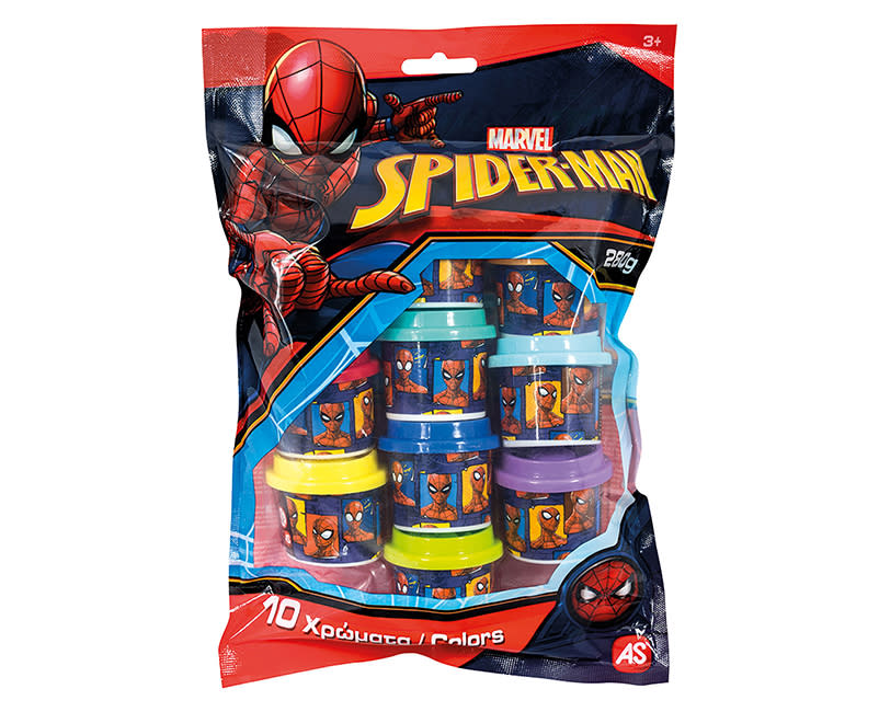 10Βαζάκια Πλαστ 1oz Σε Σακουλ Spiderman