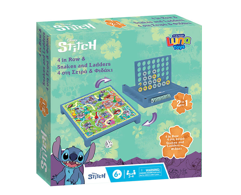 Επιτραπέζιο 4 στην Σειρά κ Φιδάκι Stitch