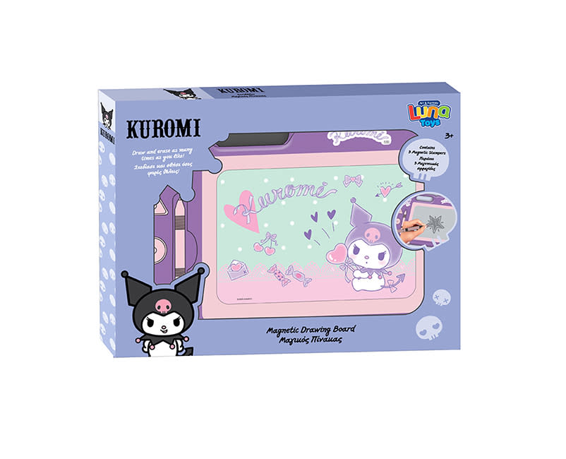 Πίνακας Γράψε Σβήσε Kuromi 38x3x28 εκ.