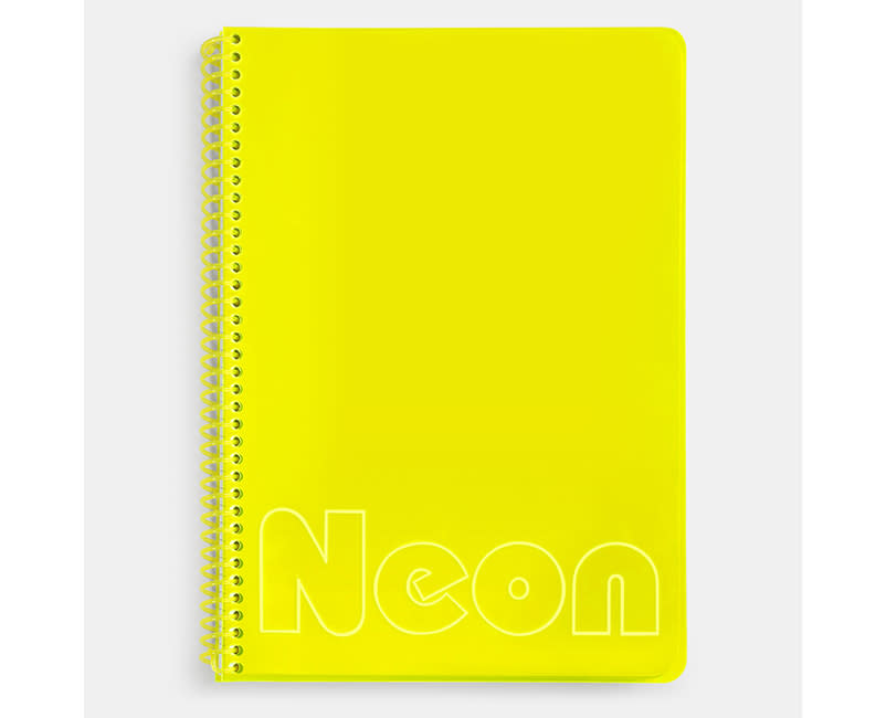 ΤΕΤΡΑΔΙΟ ΣΠΙΡΑΛ NEON ΚΙΤΡΙΝΟ A4 SENTIO