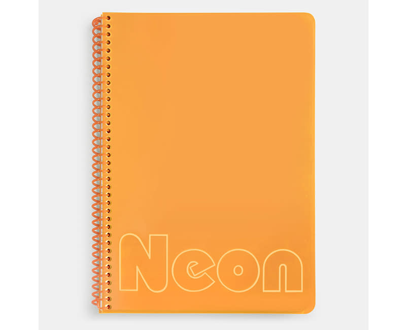 ΤΕΤΡΑΔΙΟ ΣΠΙΡΑΛ NEON ΠΟΡΤΟΚΑΛΙ A4 SENTIO