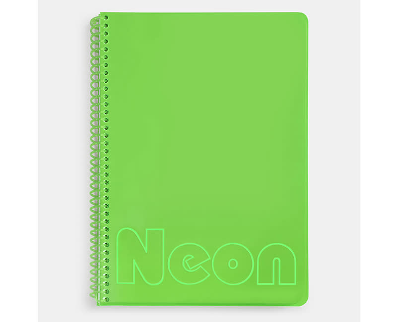 ΤΕΤΡΑΔΙΟ ΣΠΙΡΑΛ NEON ΠΡΑΣΙΝΟ A4 SENTIO