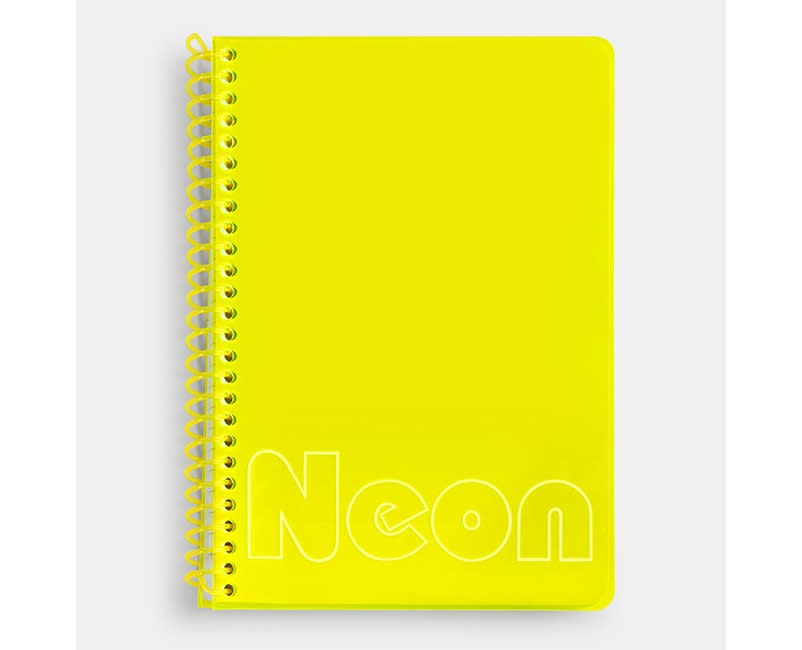 ΤΕΤΡΑΔΙΟ ΣΠΙΡΑΛ NEON ΚΙΤΡΙΝΟ A5 SENTIO