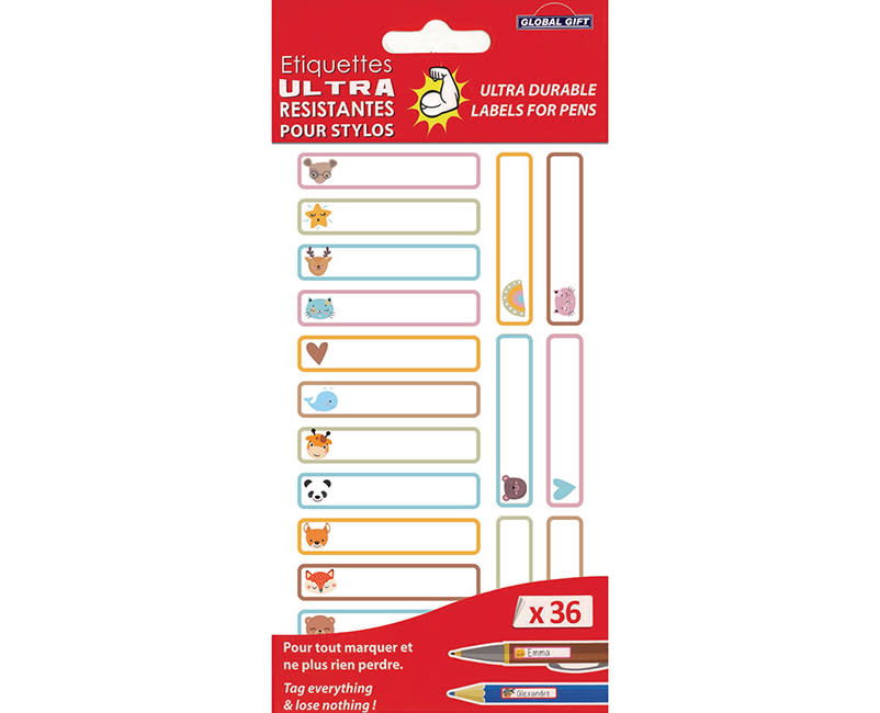ΕΤΙΚΕΤΕΣ ΓΙΑ ΣΤΥΛΟ & ΜΟΛΥΒΙ GLOBAL GIFT