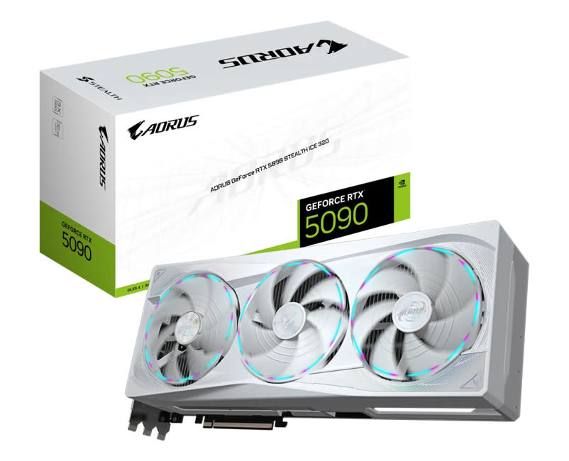 GIGABYTE AORUS GeForce RTX™ 5090 STEALTH ICE 32G