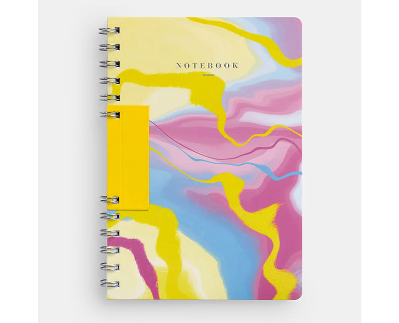 ΣΗΜ/ΡΙΟ ΣΠΙΡΑΛ NEON TIE DYE A5 SENTIO