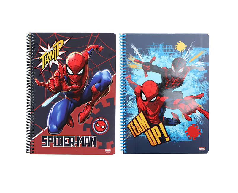 ΤΕΤΡΑΔΙΟ ΣΠΙΡΑΛ 17Χ25 2Θ SPIDERMAN 60Φ M