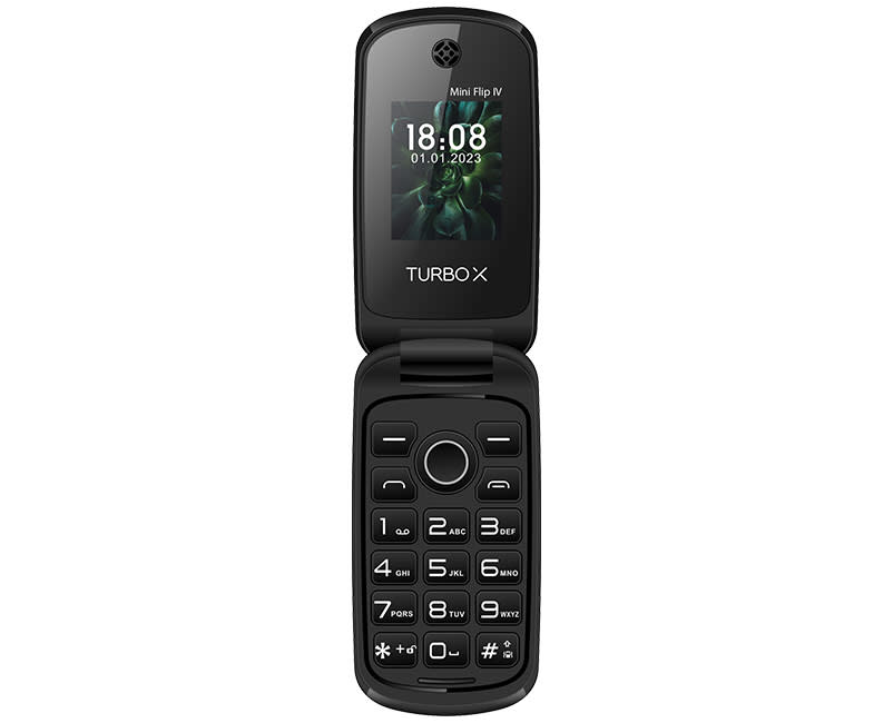 Κινητό Turbo-X Mini Flip III Μαύρο