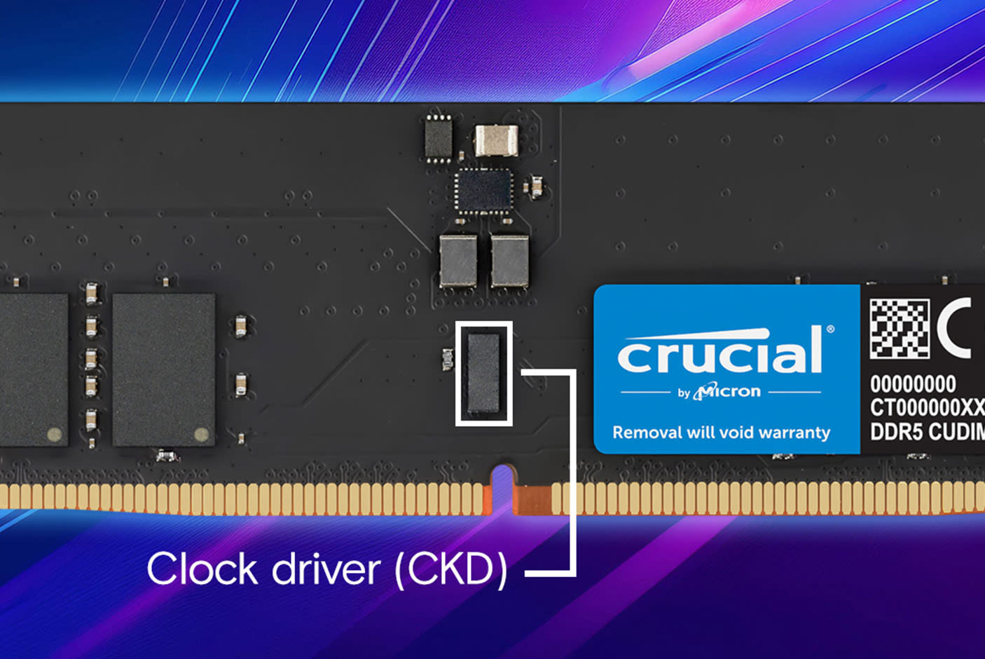 Crucial DDR5 CUDIMM Desktop Memory
