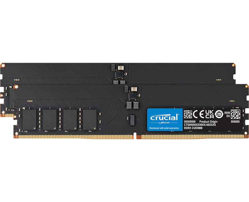 Crucial DDR5 CUDIMM Desktop Memory 