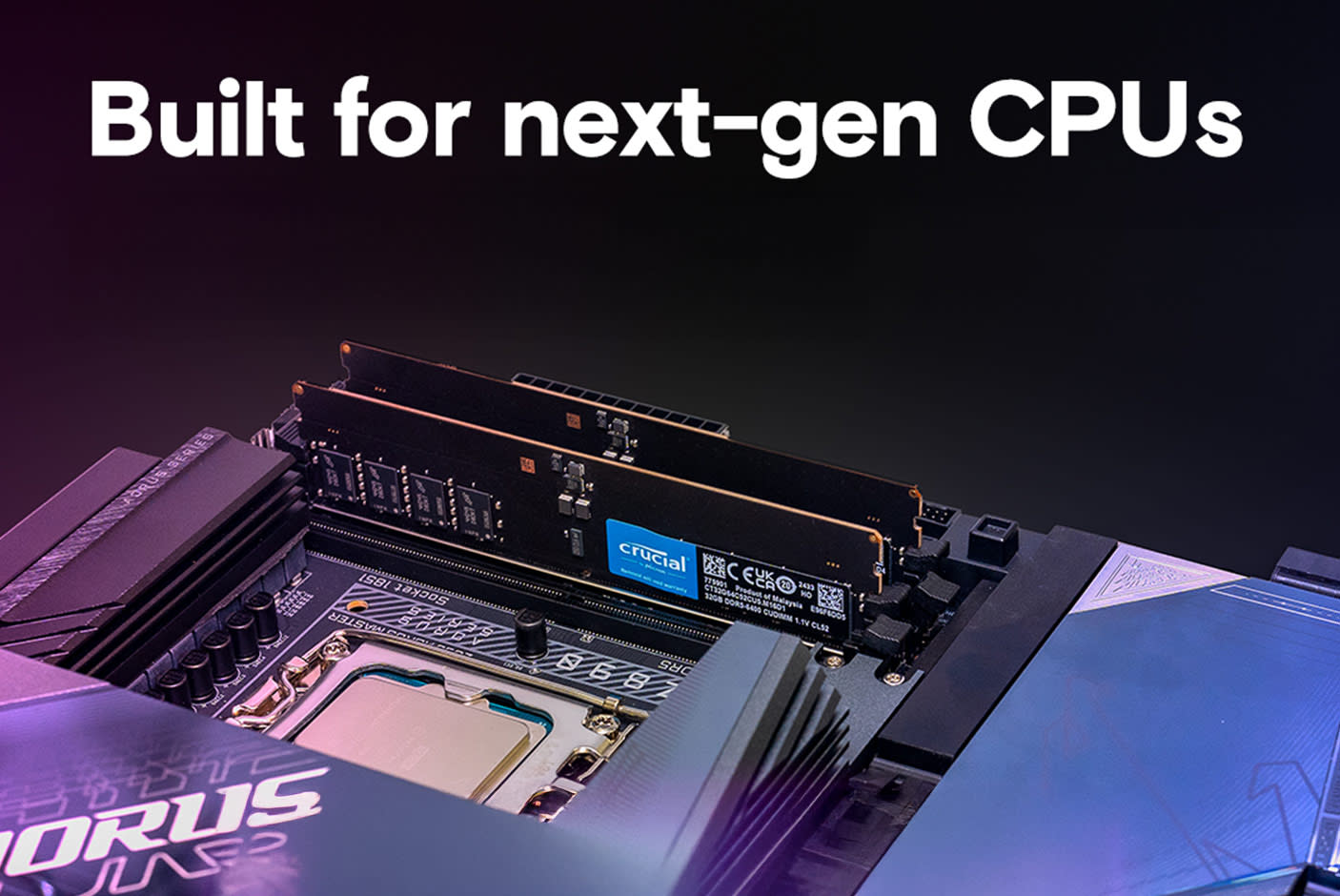 Crucial DDR5 CUDIMM Desktop Memory