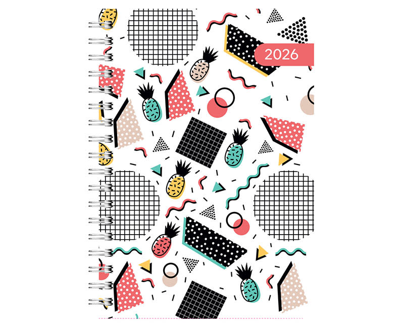 2026 ΗΜΕΡΟΛ ΗΜΕΡ ΣΠΙΡΑΛ 12 Χ 17 PINEAPPL