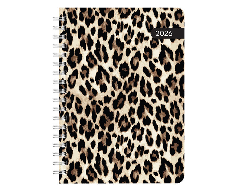 2026 ΗΜΕΡΟΛ. ΗΜΕΡ. ΣΠΙΡΑΛ 17x25 LEOPARD