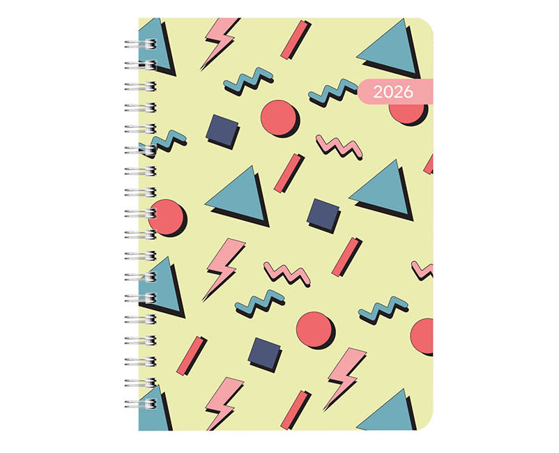 2026 ΗΜΕΡΟΛ ΗΜΕΡ ΣΠΙΡΑΛ 14x21 GEOMETRIC