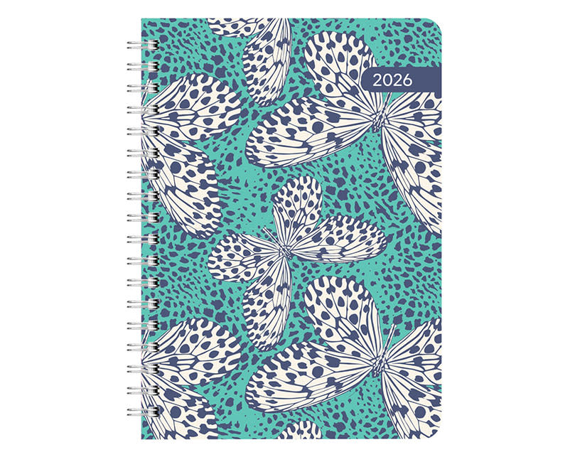 2026 ΗΜΕΡΟΛ ΗΜΕΡ ΣΠΙΡΑΛ 17x25 BUTTERFLY