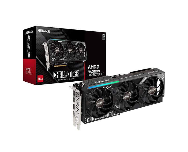 ASRock AMD Radeon™ RX 9070 XT Challenger 16GB