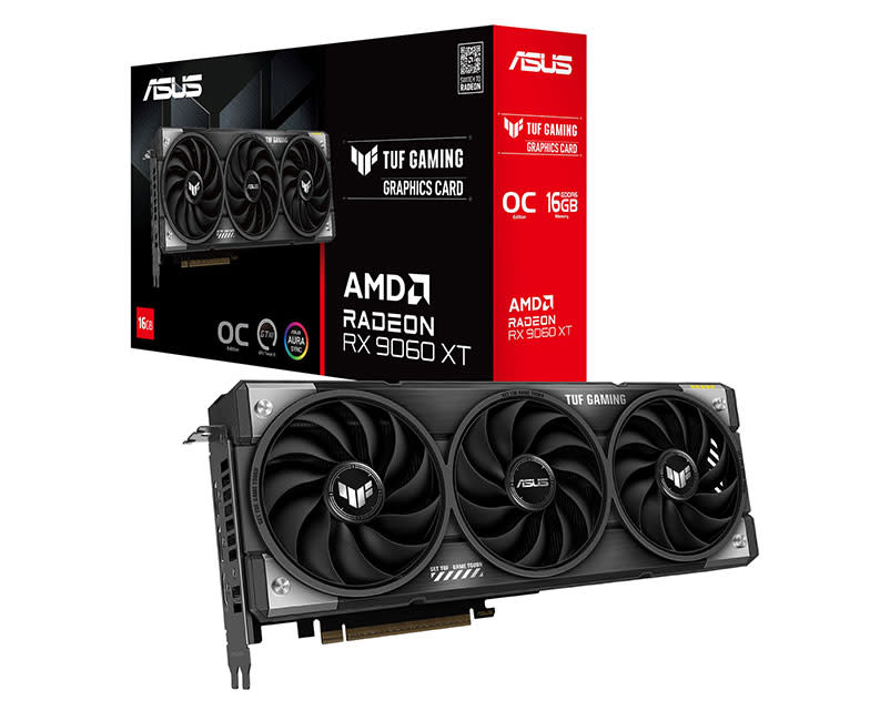 ASUS TUF Gaming Radeon™ RX 9060 XT 16GB GDDR6 OC Edition