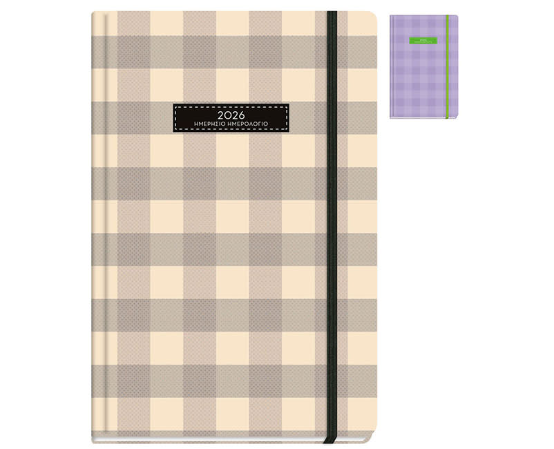 2026 ΗΜΕΡΟΛ PLAID ΗΜΕΡΗΣΙΟ 12x17