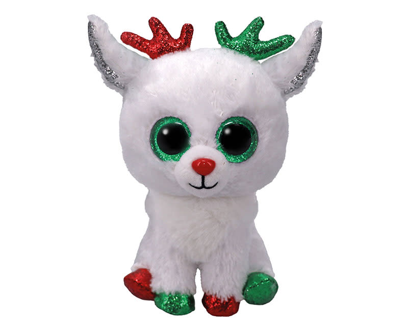 Λούτρινο BeanieBoos Λευκός Τάρανδος 15εκ