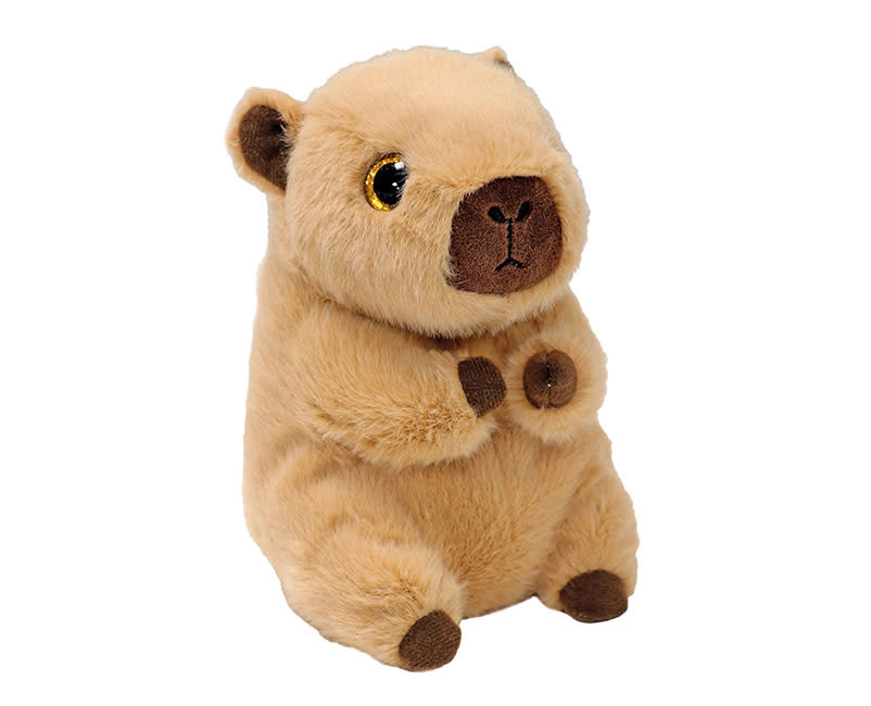 Λούτρινο Beanie Boos Καφέ Καπιμπάρα 15εκ