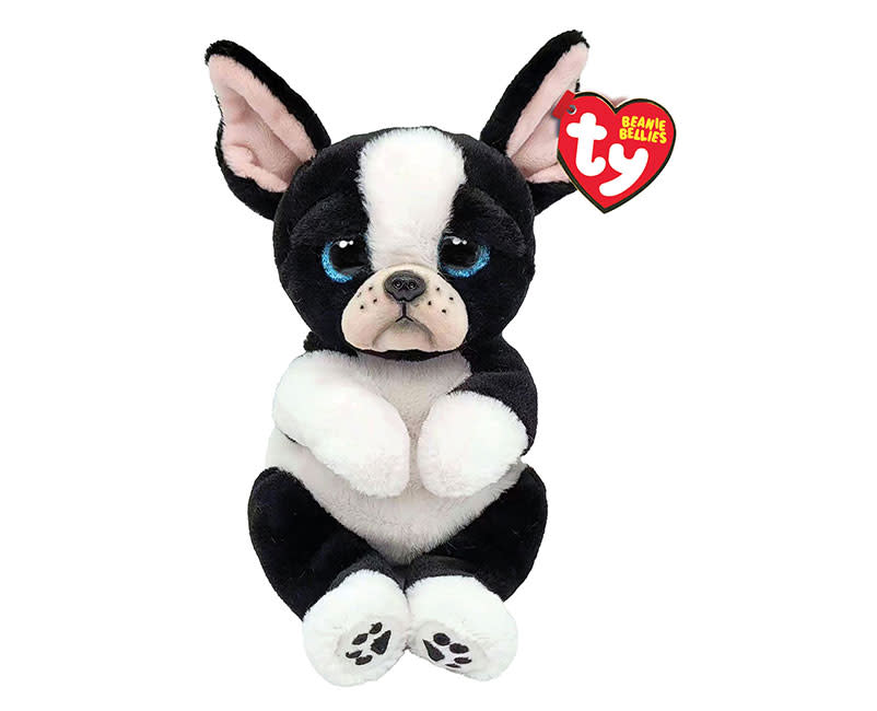 Λούτρινο BeanieB Σκύλος Ασπρόμαυρος15εκ.