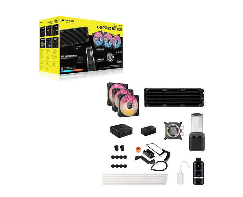 CORSAIR HYDRO X SERIES iCUE LINK XH505i RX 360 RGB Custom Cooling Kit