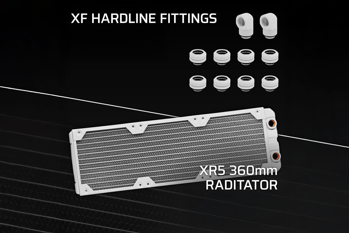 CORSAIR HYDRO X SERIES iCUE LINK XH505i RX 360 RGB Custom Cooling Kit