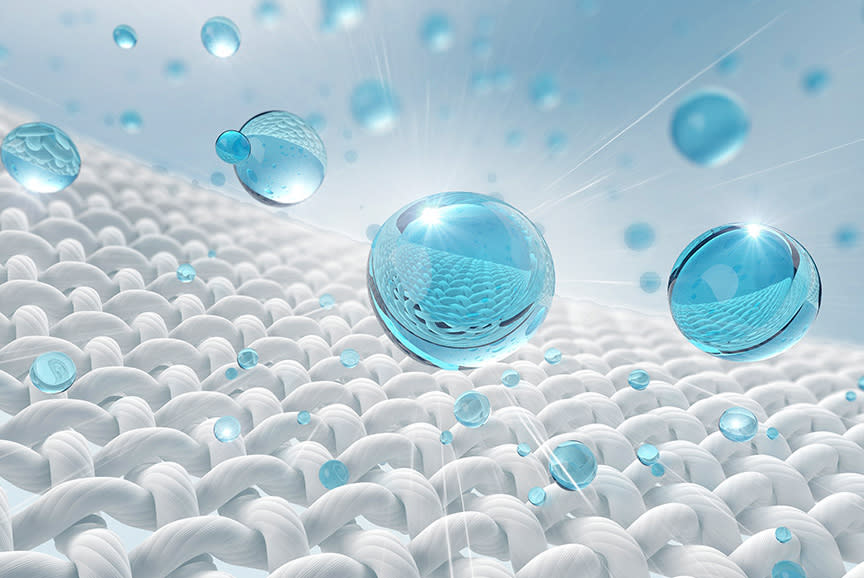 Το απορρυπαντικό διαλύεται αμέσως