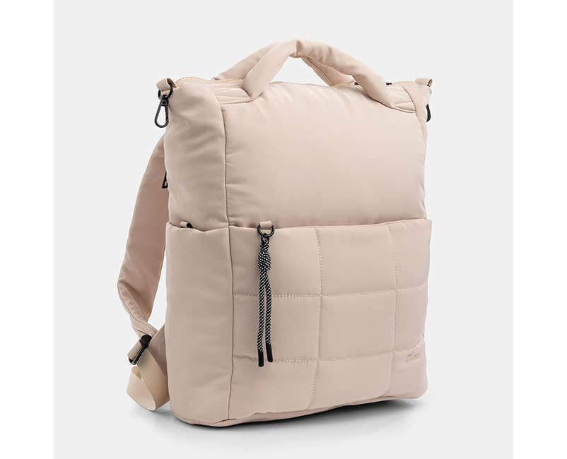 ΤΣΑΝΤΑ ΠΛΑΤΗΣ PUFFY ΜΠΕΖ SENTIO