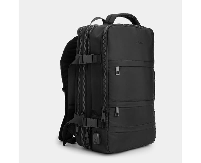 ΤΣΑΝΤΑ ΠΛΑΤΗΣ TRAVEL ΜΑΥΡΟ SENTIO