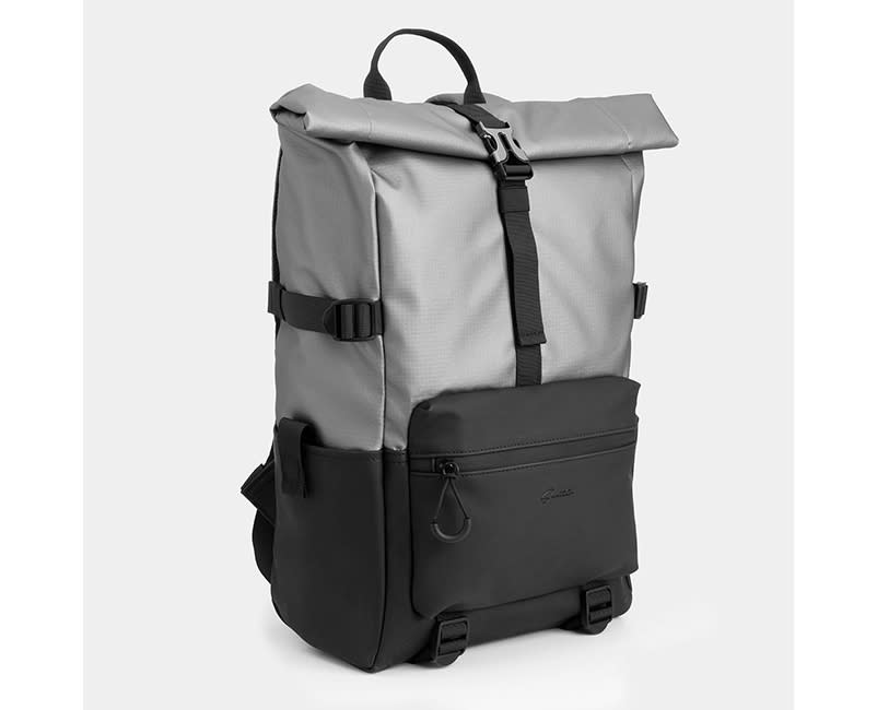 ΤΣΑΝΤΑ ΠΛΑΤΗΣ ΜΑΥΡΟ-ΓΚΡΙ SENTIO