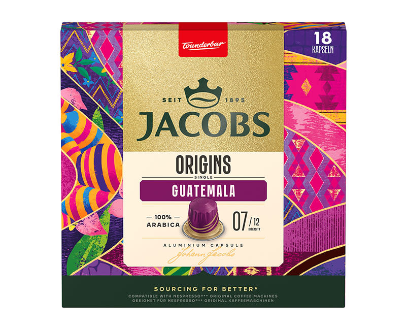 Κάψουλες Jacobs Origins Guatemala 18τεμ.
