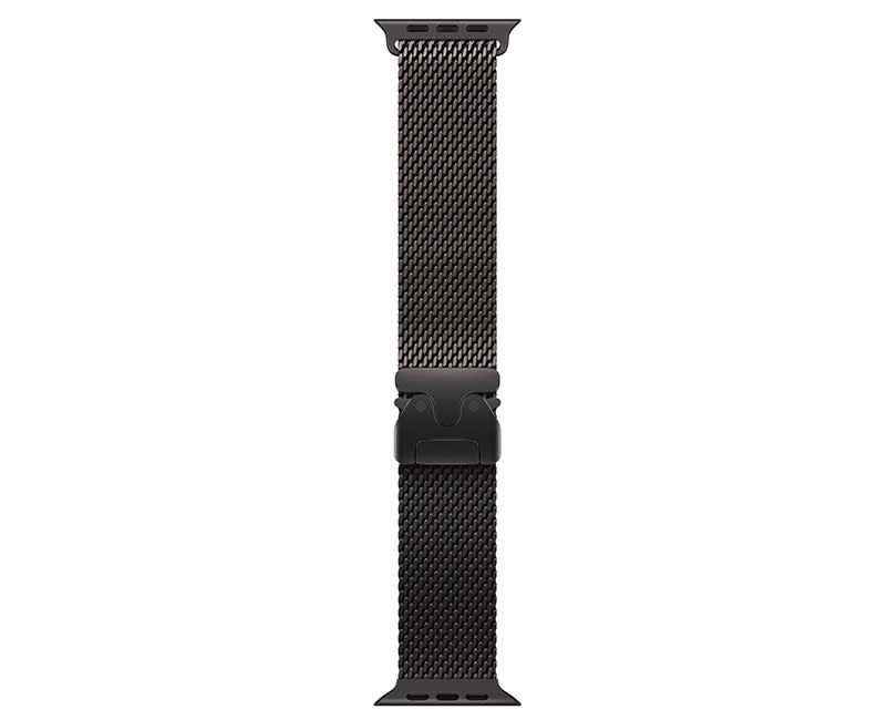 49mm Black Titanium Milanese Loop - S