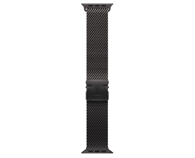 49mm Black Titanium Milanese Loop - L