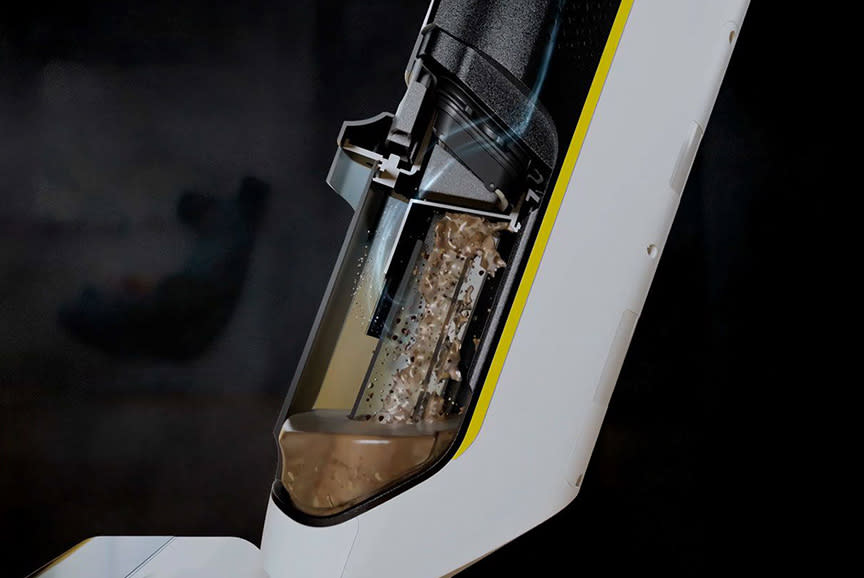 Αποτελεσματικό σύστημα φίλτρου δύο σταδίων Duo!Pure