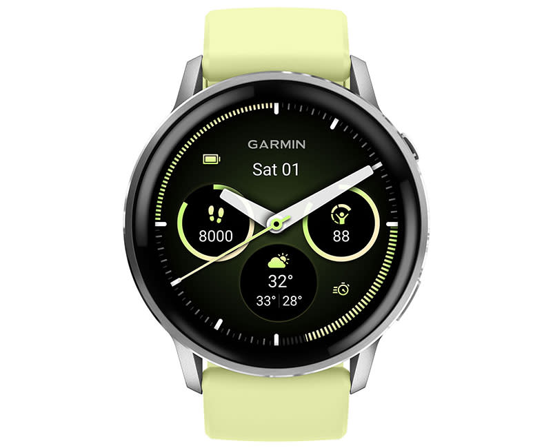 Venu® 4 45mm Silver with Citron