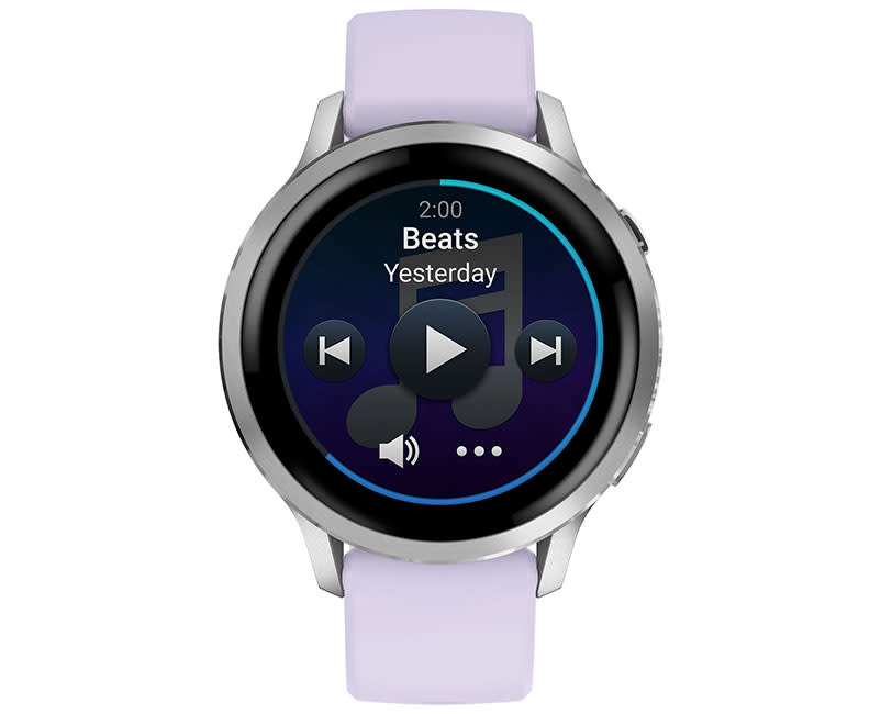 Venu® 4 41mm Lunar Gold with Periwinkle