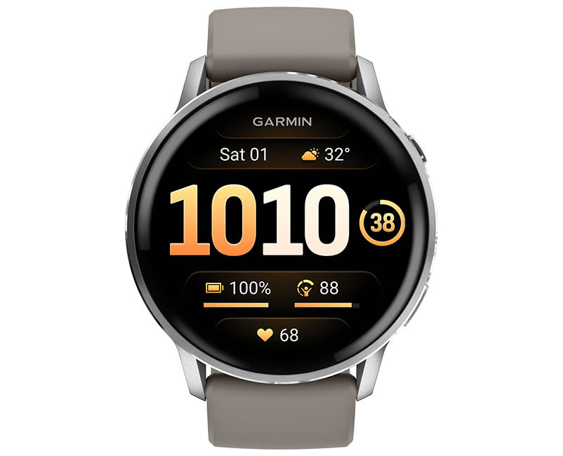 Venu 4 45mm Silver with Silver Gray