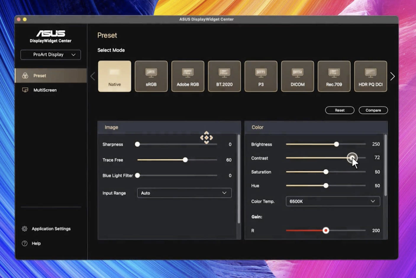 ASUS DisplayWidget Center
