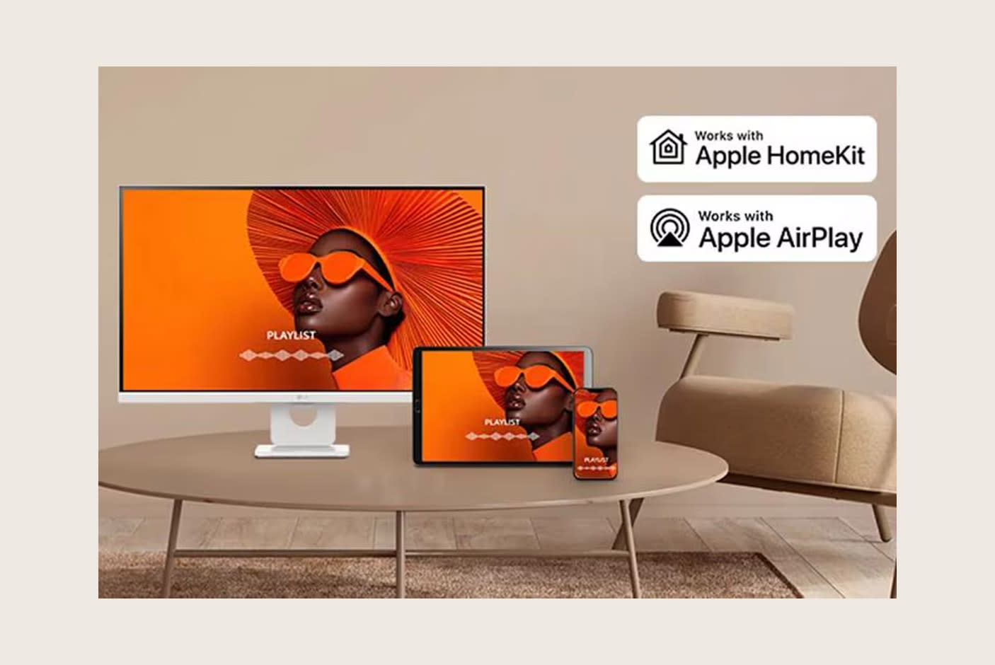 AirPlay 2 + Screen Share + Bluetooth®