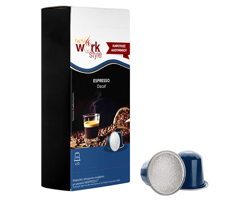 ΚΑΨΟΥΛΕΣ ESPRESSO 10X5,2G DECAF TASTY W