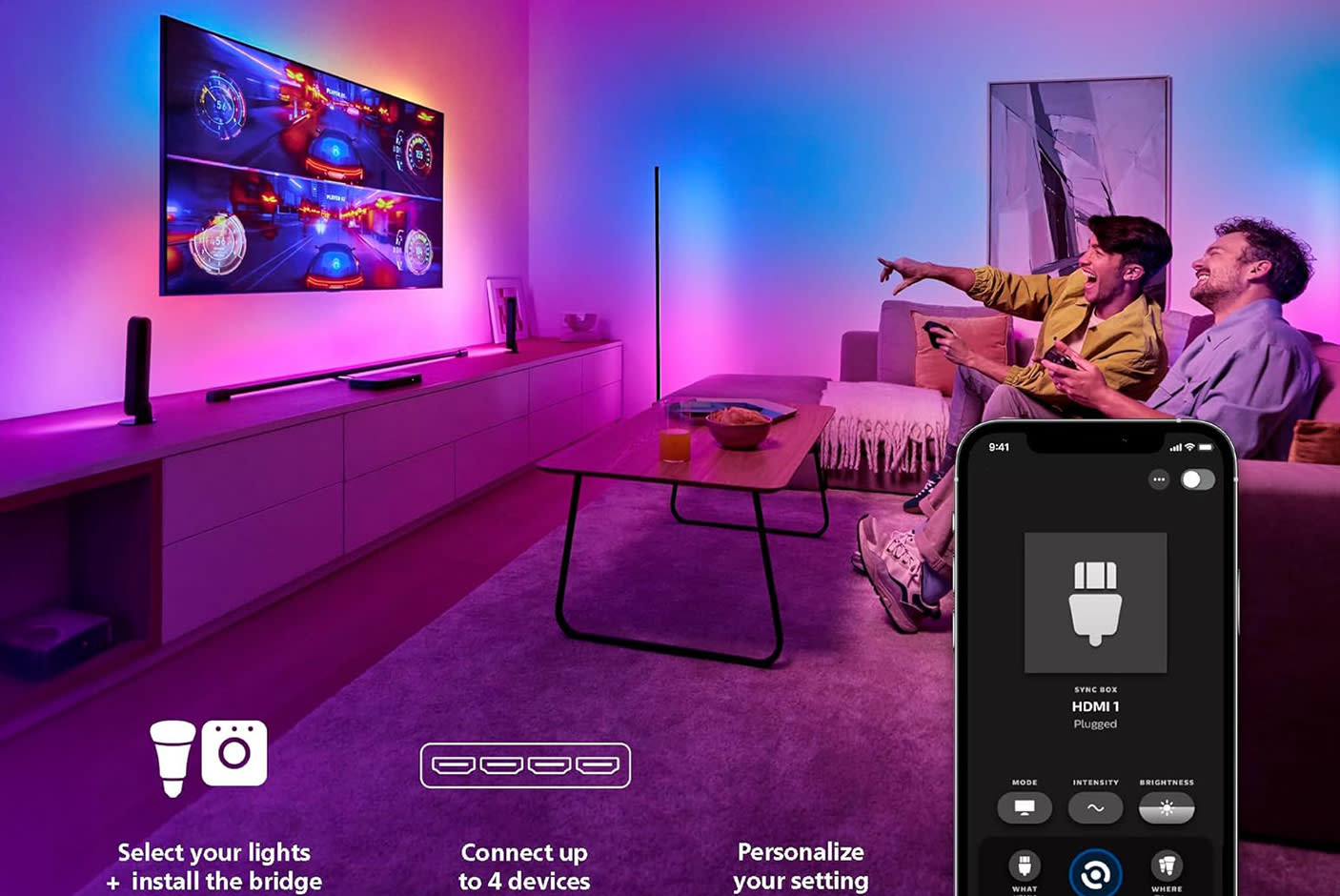Philips Hue Play HDMI sync box 8K 