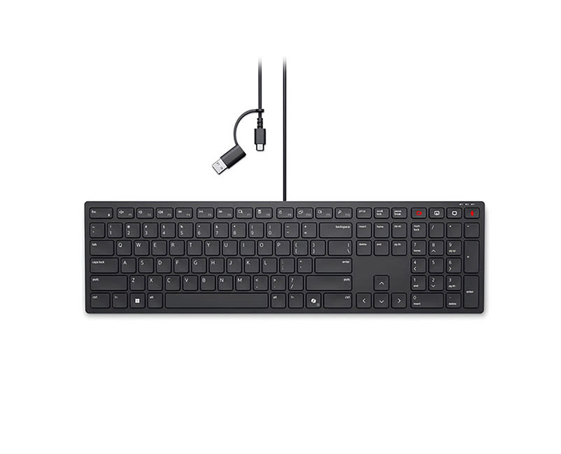 Dell Pro Silent Wired Collaboration Keyboard KB525C