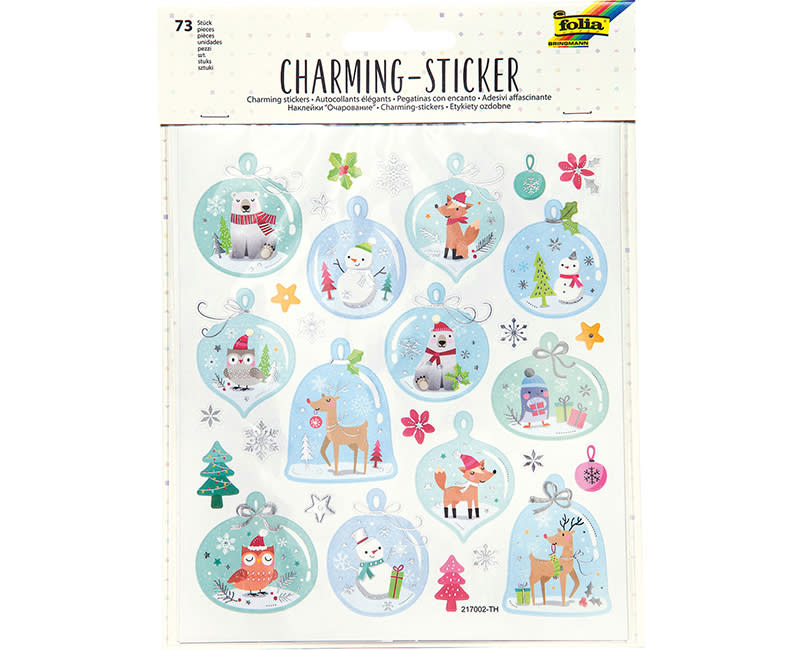 ΑΥΤΟΚΟΛΛΗΤΑ CHARMING CHRISTMAS I 72ΤΕΜ F