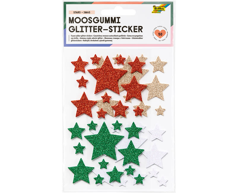 ΑΥΤΟΚΟΛΛΗΤΑ ΑΦΡΩΔΗ ΜΕ GLITTER STARS II