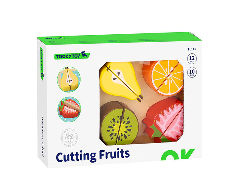 Ξύλινα Σφηνώματα σε Δίσκο Κοπής – Φρούτα