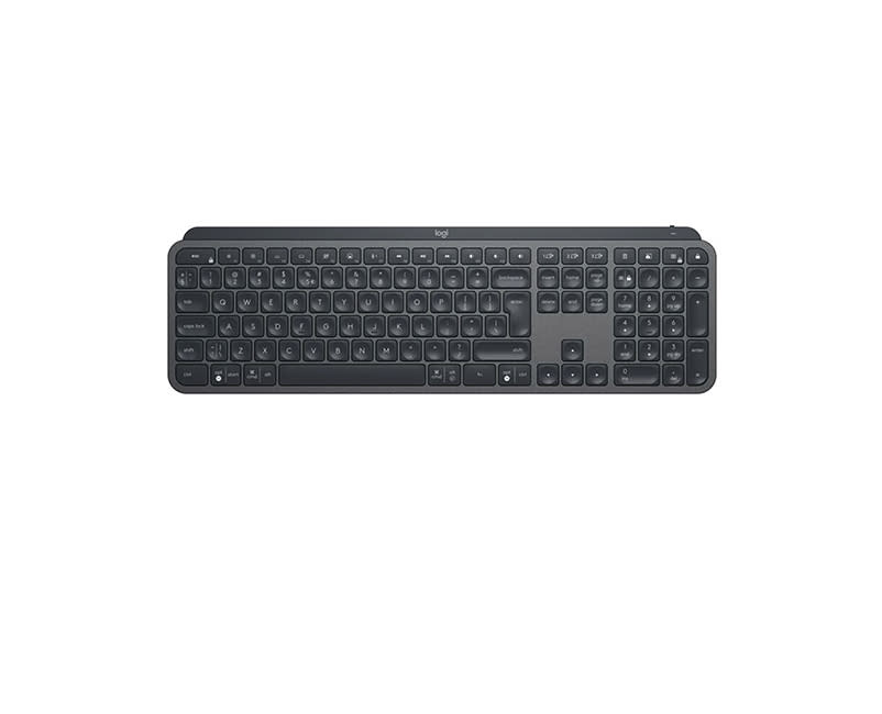 Logitech Keyboard Illuminated Wireless MxKeys S Graphite For Business